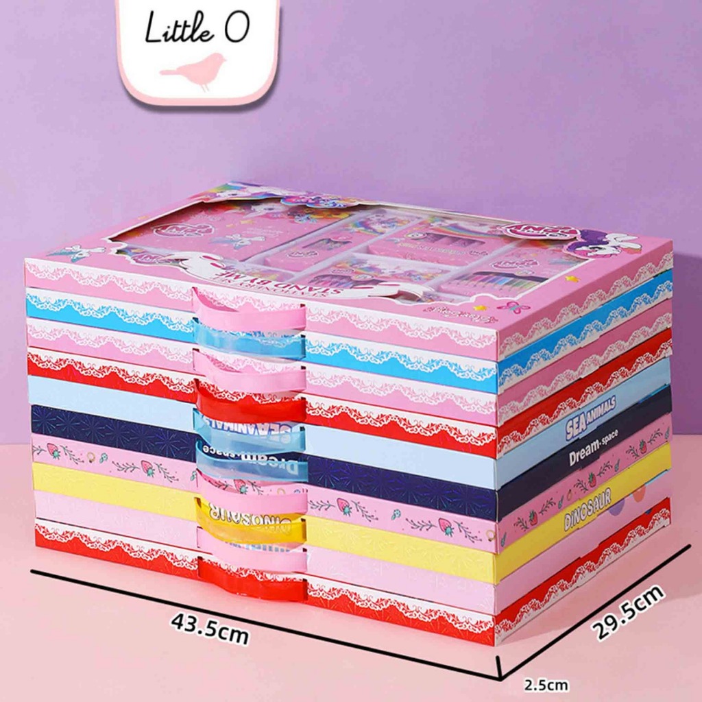 

D3W! Stationary Set Big Peralatan Sekolah Anak Alat Tulis Set Perlengkapan Sekolah Anak Kado Ulang