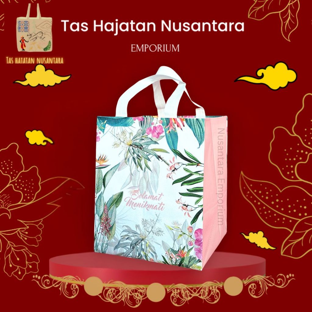 

(12 Pcs) Tas Hajatan Nusantara - Tas Hajatan Laminasi MeadowShine Premium