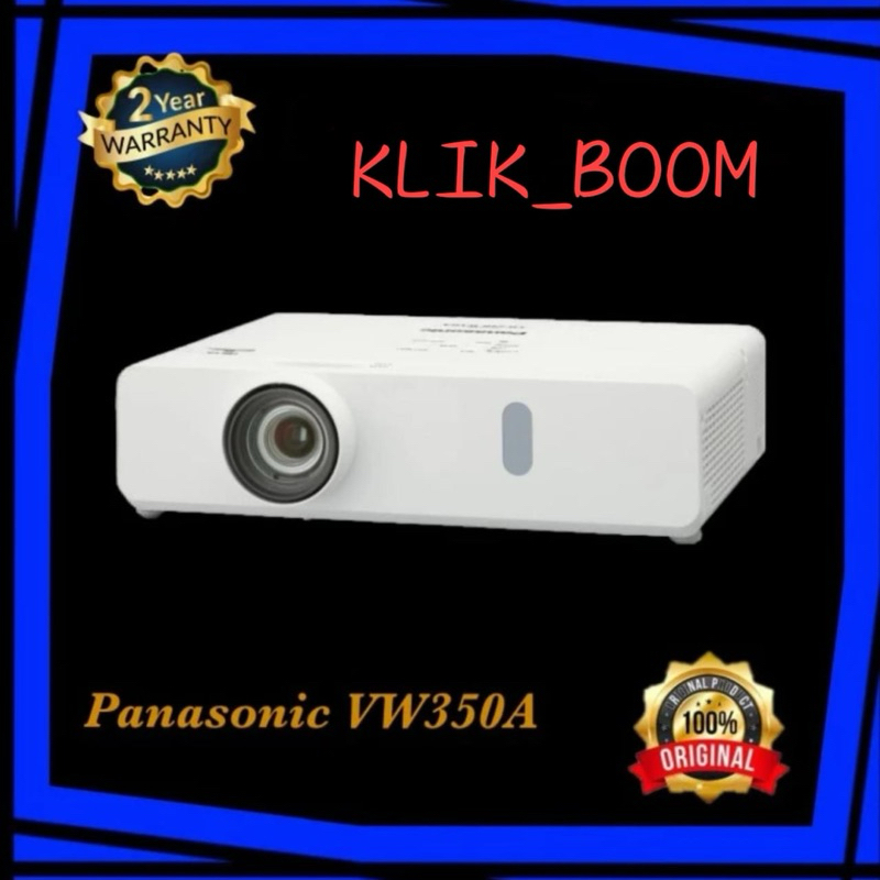 Proyektor Panasonic PT-VW350A WXGA 4000 Lumens Putih