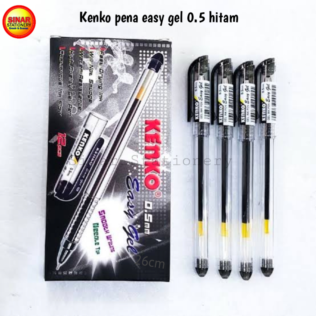 

KENKO Pena Easy Gel 0.5mm pulpen gel 12pcs