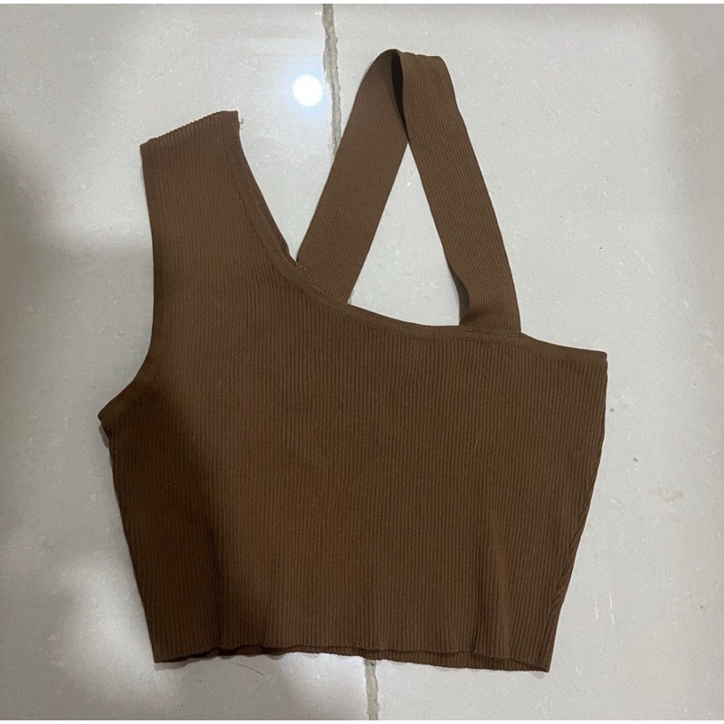 Tanktop coklat 3mongkis