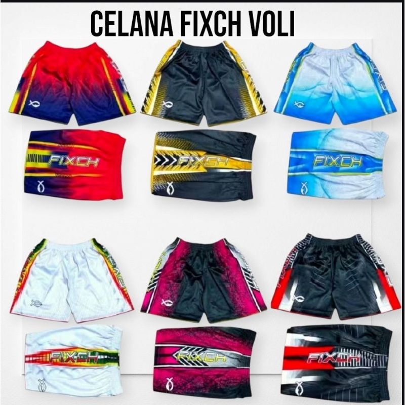 celana fixch tarkam voli celana olahraga tarkam voli Full printing fixch pria celana pria tarkam vol