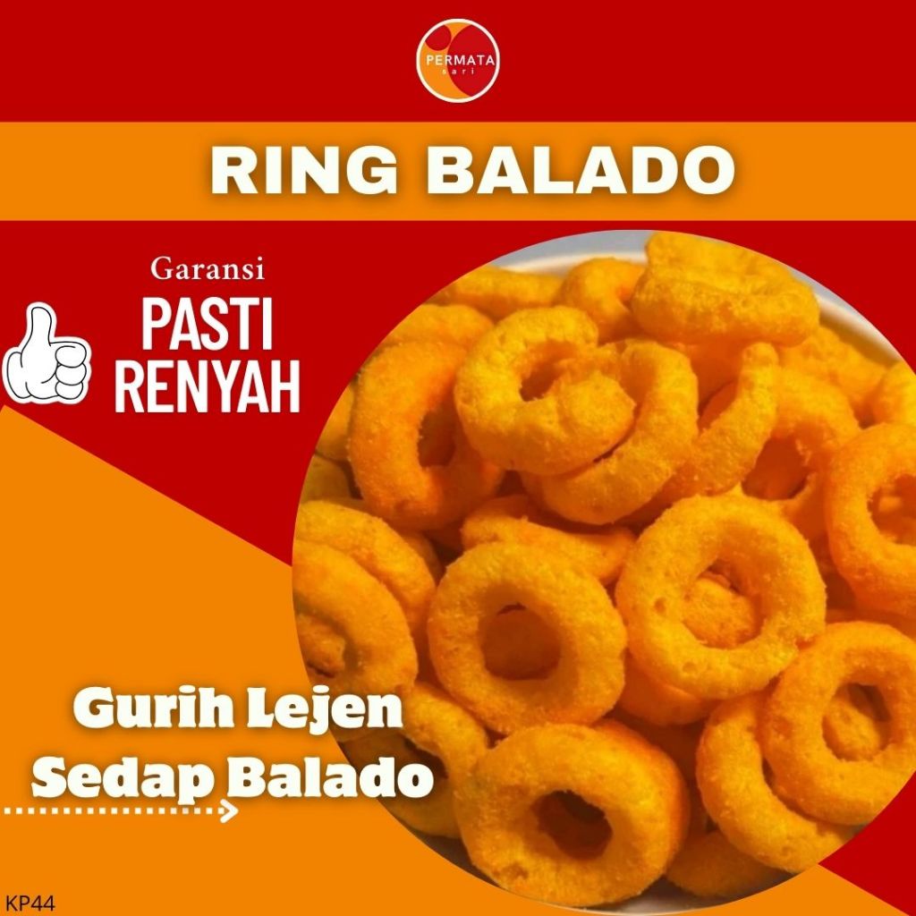 

Snack ring balado/cemilan ring balado/ring balado