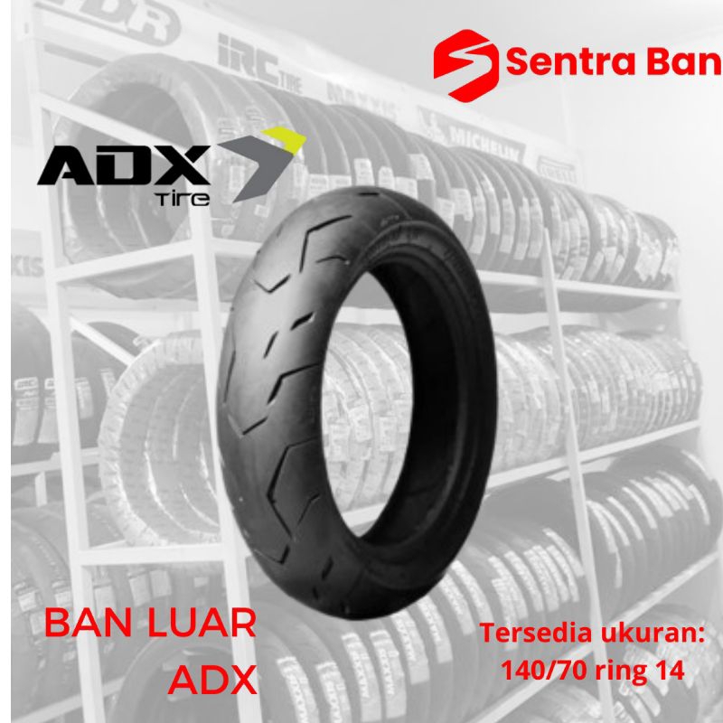 Ban luar balap matic ring 14 adx 140/70 tubeless