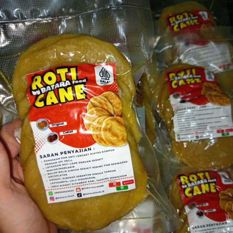 

ROTI CANE FROZEN / CANAI / ROTI MARYAM LEMBUT BERLAPIS/ BERSERTIFIKAT HALAL
