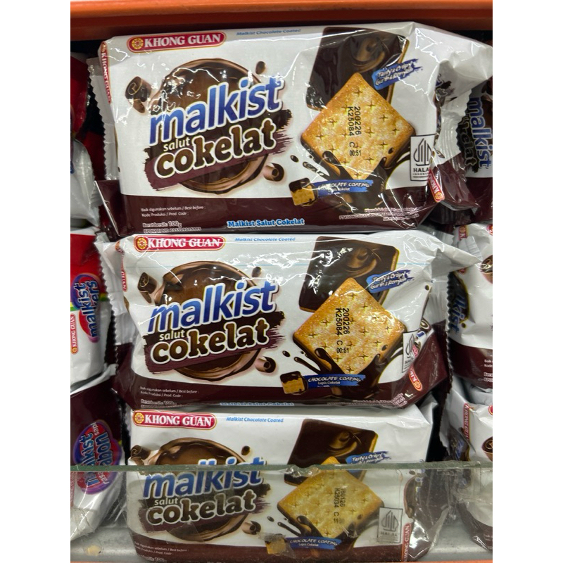 

KhongGuan Malkist salut cokelat 100gram