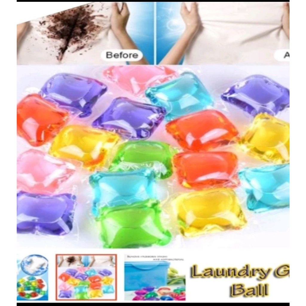 Laundry Gel detergent Ball Deterjen cuci baju antiseptik Aroma terapi varian warna - Ungu