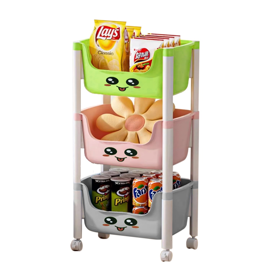 COD Rak Susun Dapur Rak Mainan Anak Rak Dorong Serbaguna / Rak Mainan Anak