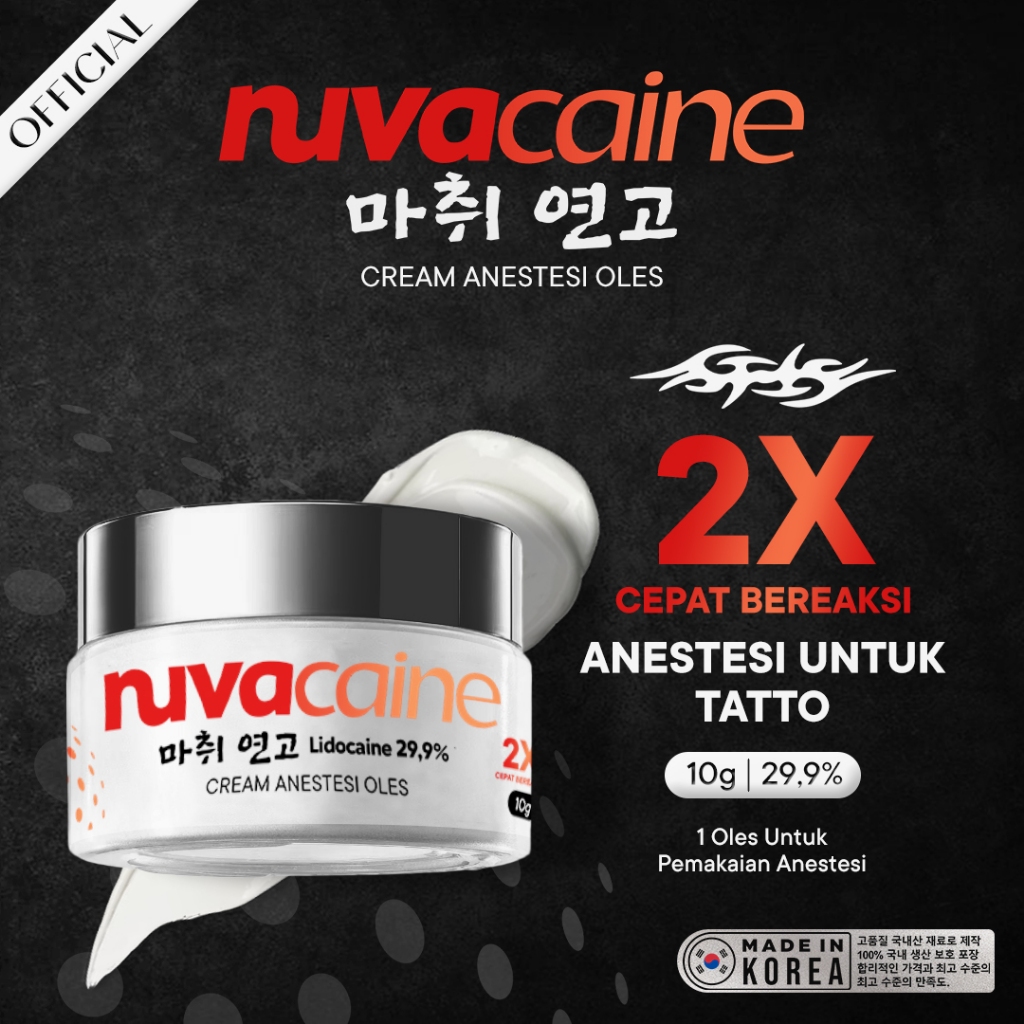 [ANESTESI TATTO] Anestesi Tatto Krim Anestesi Kulit Untuk Tatto Krim Oles Krim Baal Untuk Kulit