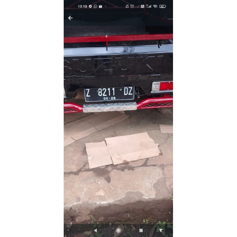 Bemper Belakang dobel buat New carry Tayo bahan tebal kuat