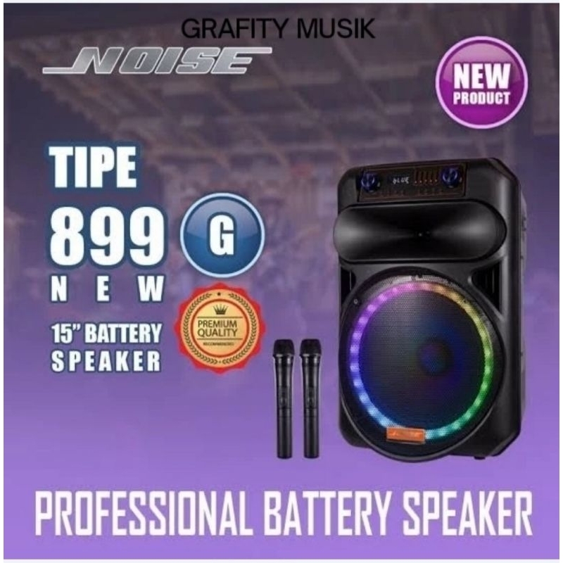 Speaker Portable Noise 899 G 15 Original Speaker Portable Noise 15 inch