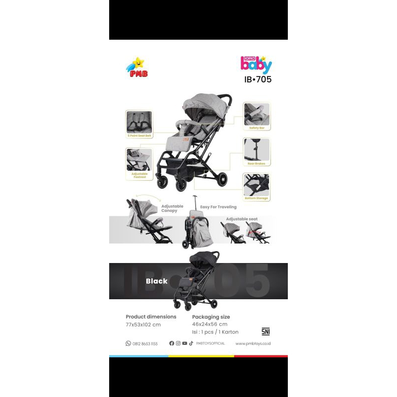 Stroller iora baby IB-705