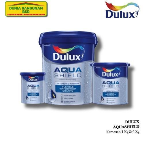 DULUX AQUASHIELD Ukuran 1 Kg dan DULUX AQUASHIELD Ukuran 4 Kg