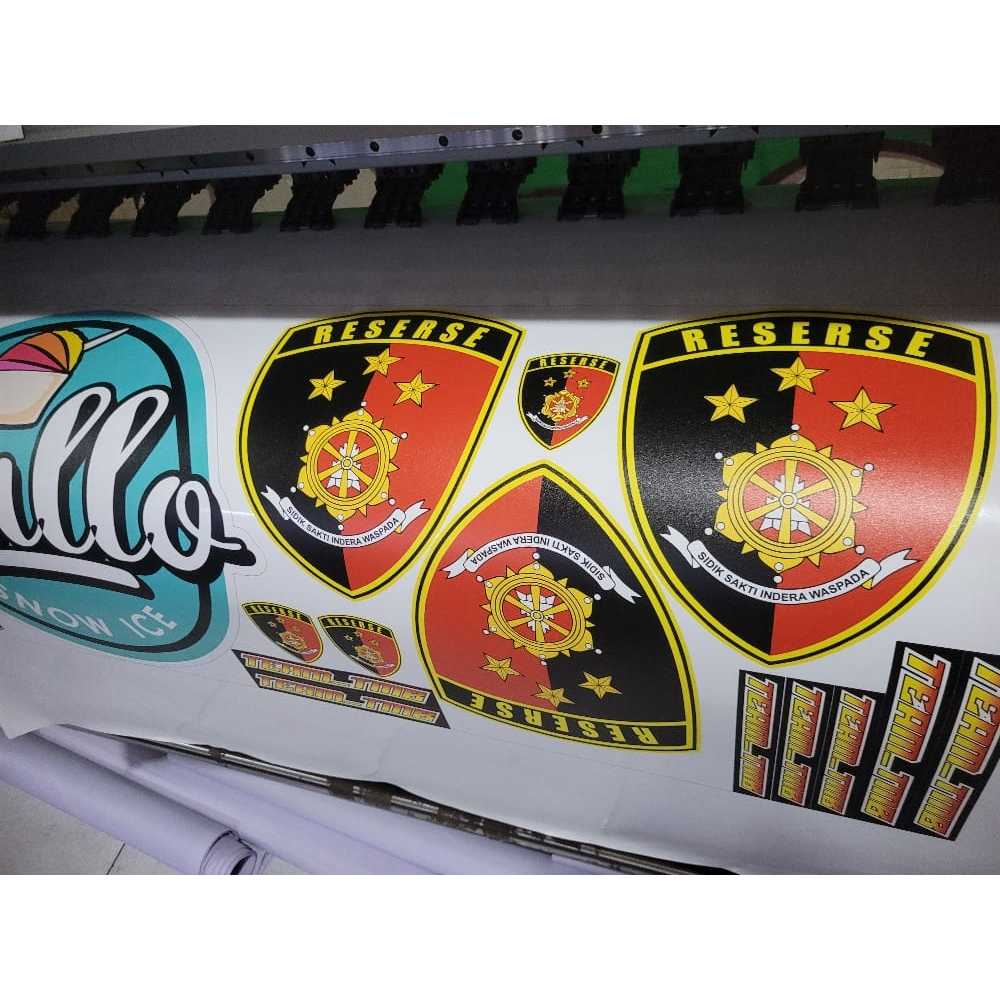 

STIKER TIMBUL UV PAKAI WHITE / UV TANPA PAKAI WHITE/ STIKER TRANSPARAN (BENING) UV