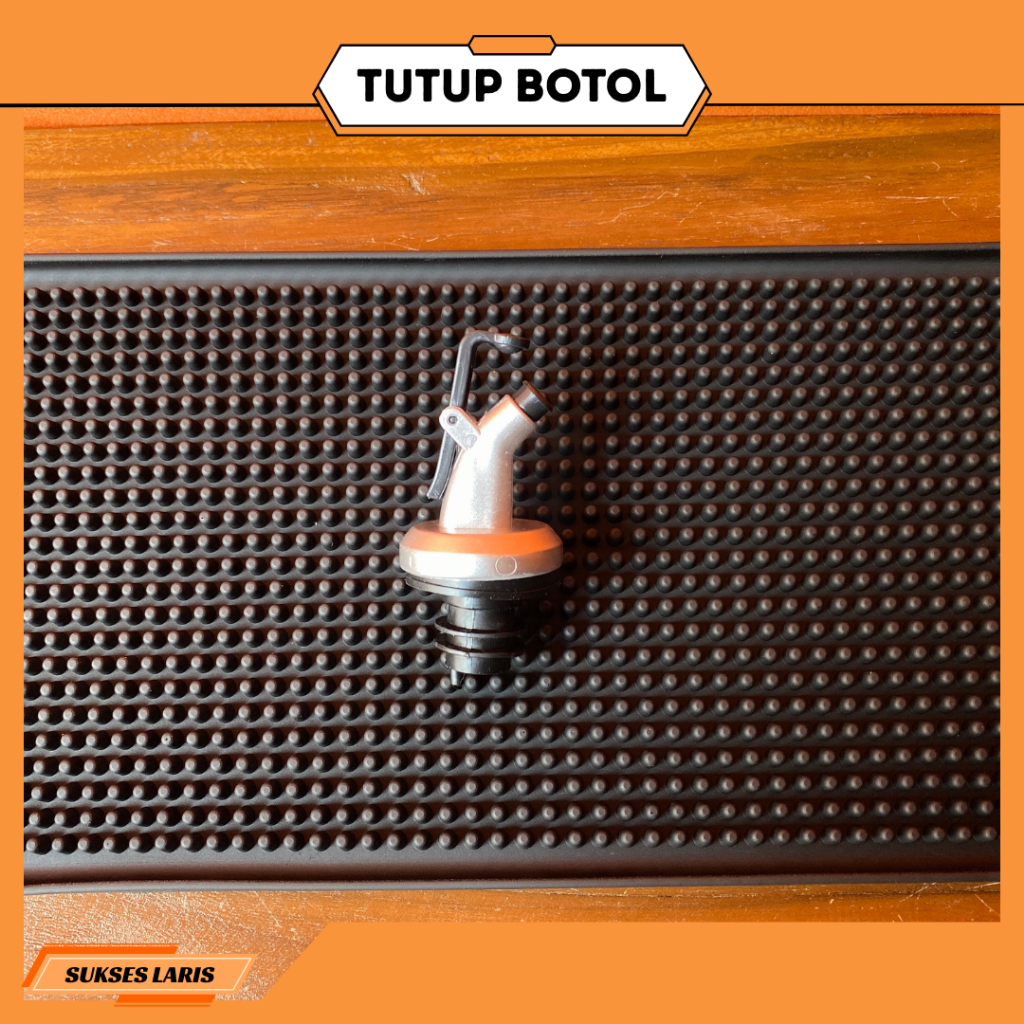 PENUTUP BOTOL WARNA SILVER PLASTIK UNIVERSAL | TUTUP BOTOL SIRUP MARJAN MINYAK KECAP SERBAGUNA