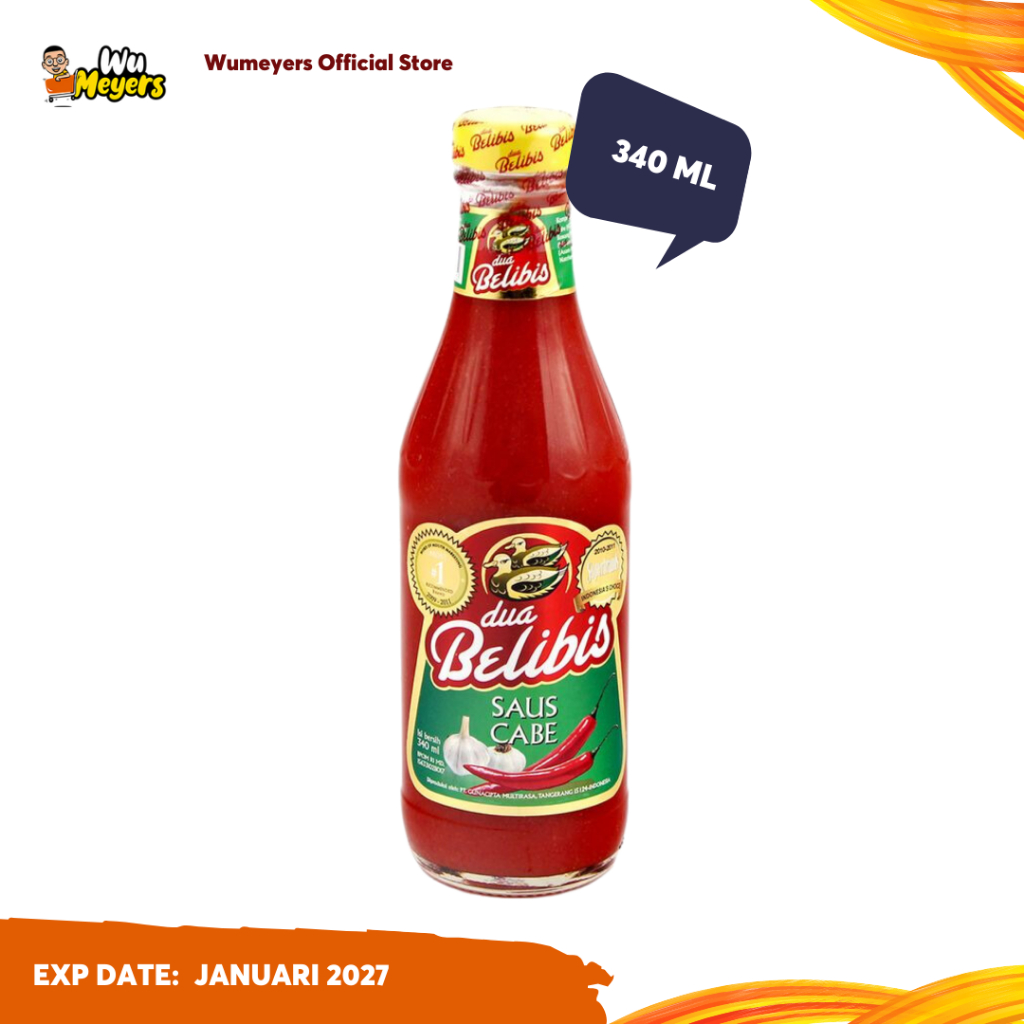 

Saus Cabe Cap Dua Belibis 340 ml / Saos Cabe Dua Belibis