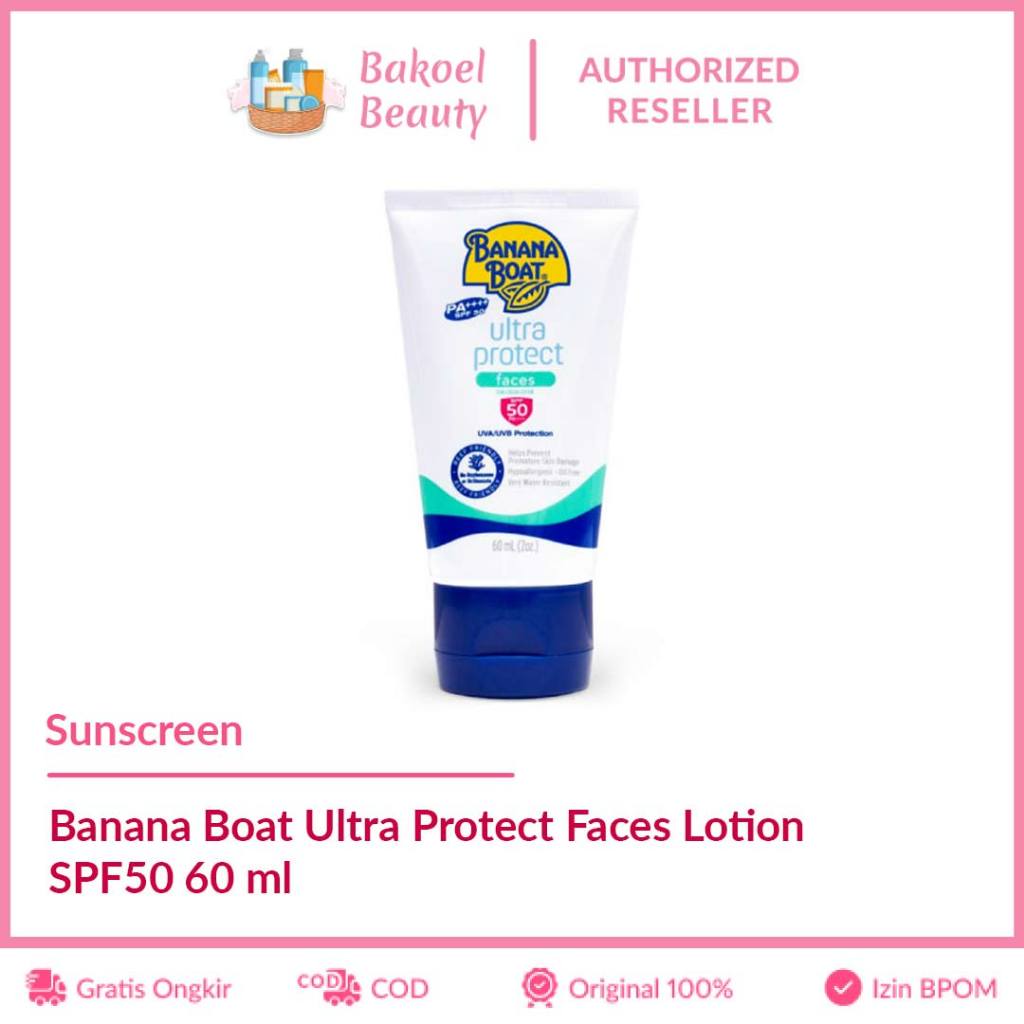 Banana Boat Ultra Protect Faces Lotion SPF50 60 ml