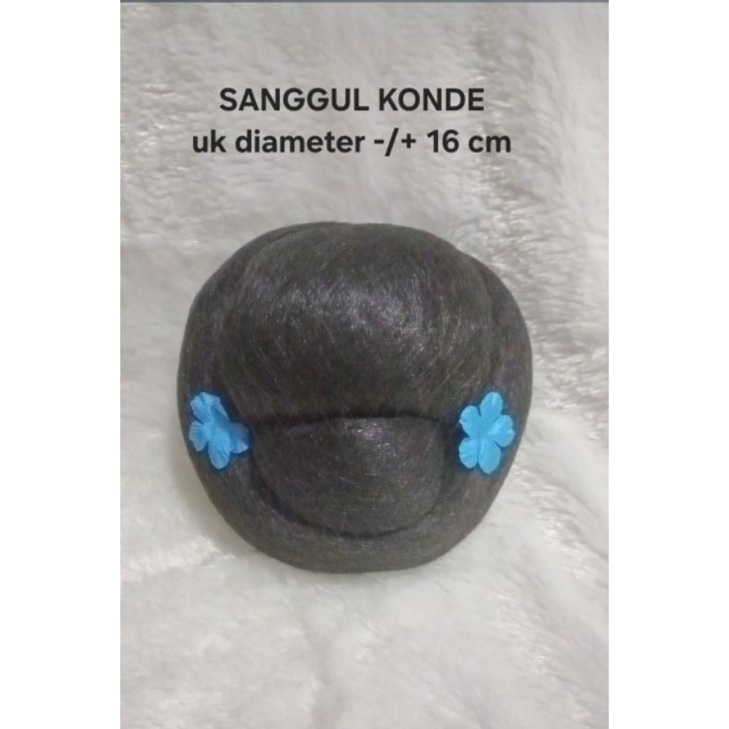 SANGGUL KONDE ANAK KECIL (warna bunga random) | Sanggul Jawa sanggul tekuk anak Sanggul Kartini