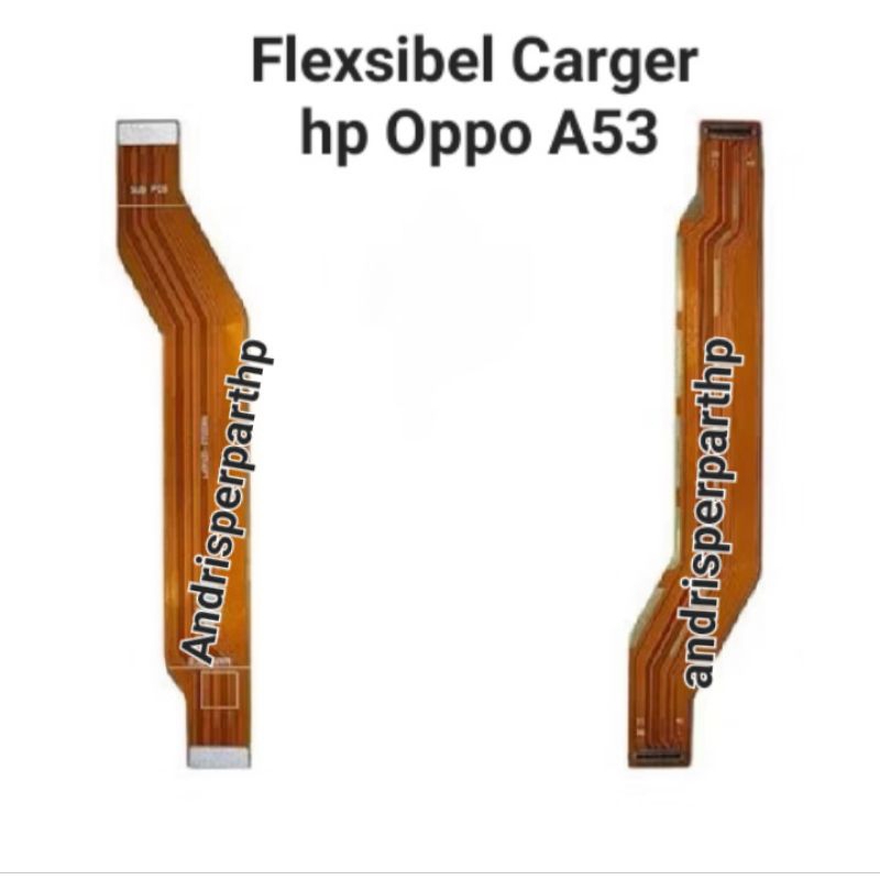 flexsibel charger conektor oppo a53 original