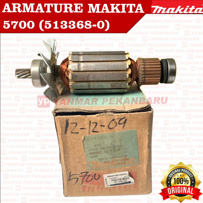 5700 ARMATURE ANGKER ROTOR 513368-0 MAKITA ORIGINAL ASLI