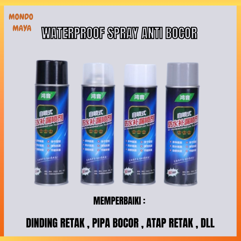 Spray Ajaib Waterproof Semprotan Anti Bocor Kedap Air Untuk Dinding Dan Atap Eksterior Anti Bocor
