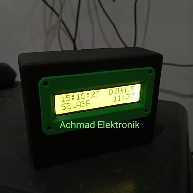 JWS LCD /Jadwal Waktu Sholat LCD Mini - Auto Tartil/Murottal - lengkap tinggal pakai