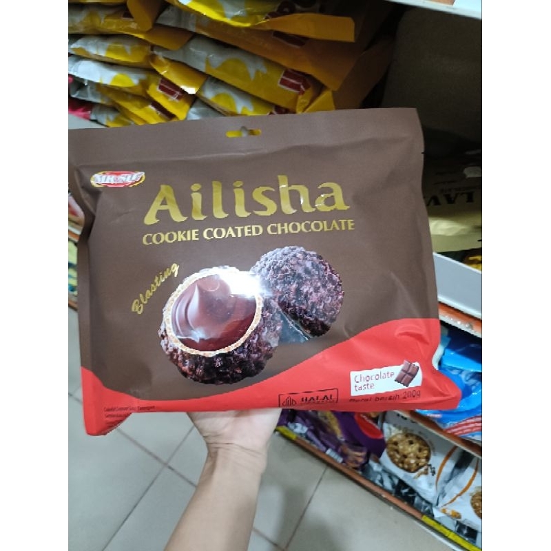 

Aneka Foodie Ailisha cookie coated chocolate Mr.sif blasting