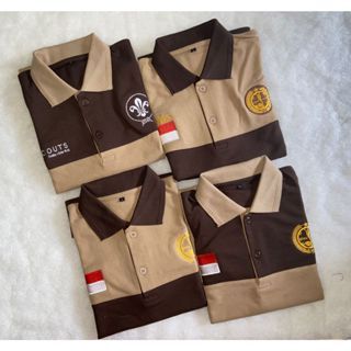Baju / Kaos Lengan Pendek Pramuka
