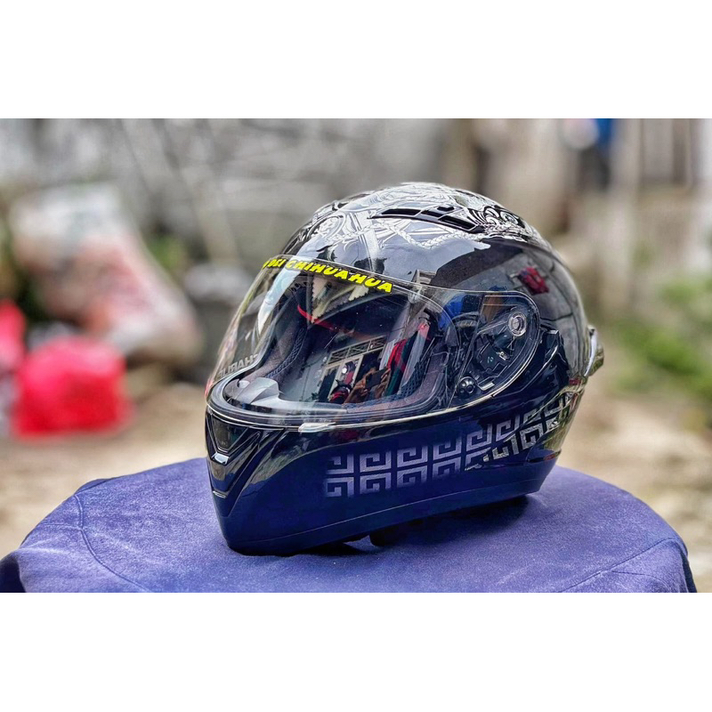 HELM FULLFACE KYT VENDETTA 2 MOTIF SIZE XL
