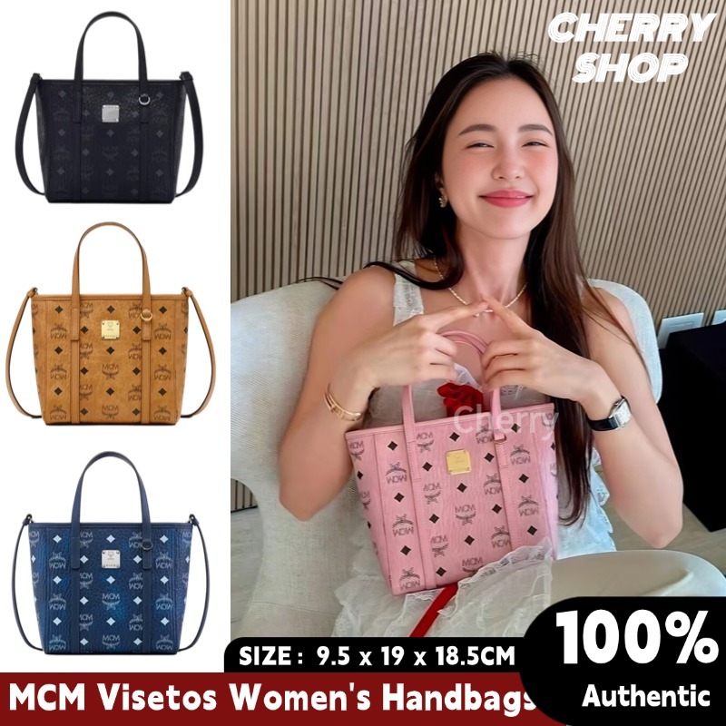 Tas Wanita MCM Toni Visetos MCM Women's Tote Bag