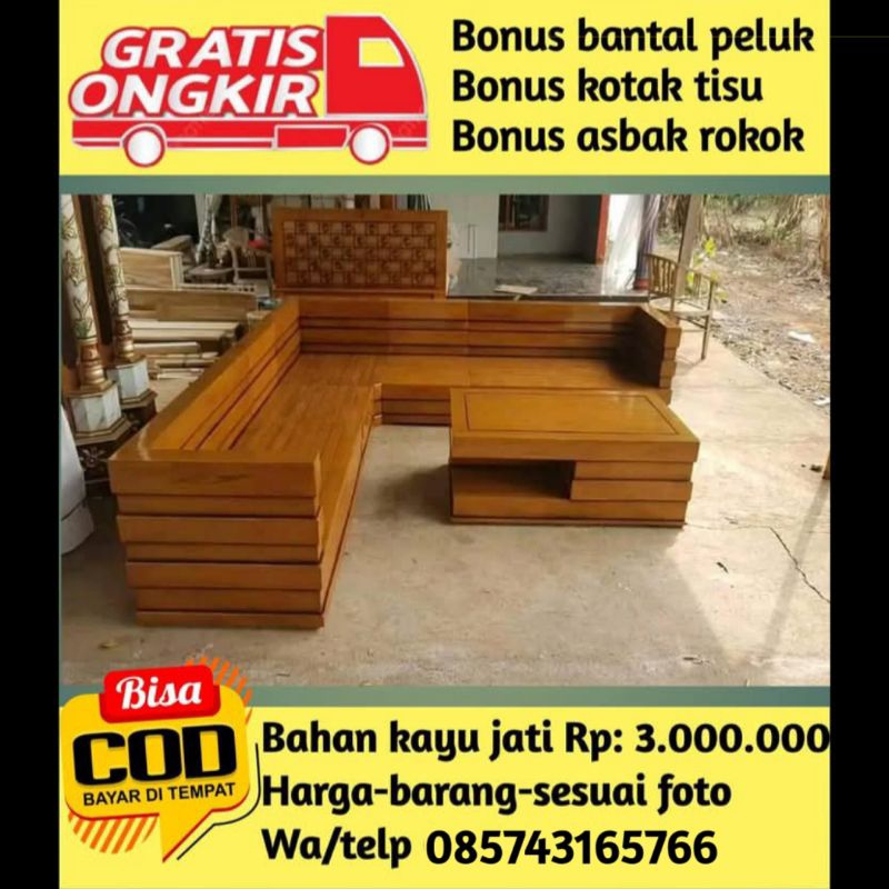 kursi box sudut pilihan meja panjang dan meja kotak