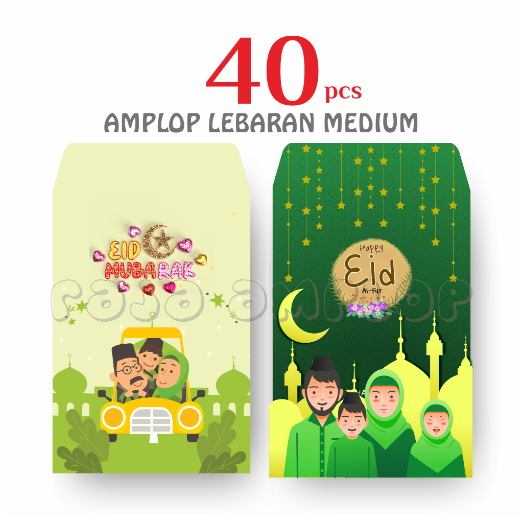 

PRoMo! RAJAamplop (PAKET 40 lbr - 2 motif) - Angpao Lebaran Idul Fitri MEDIUM