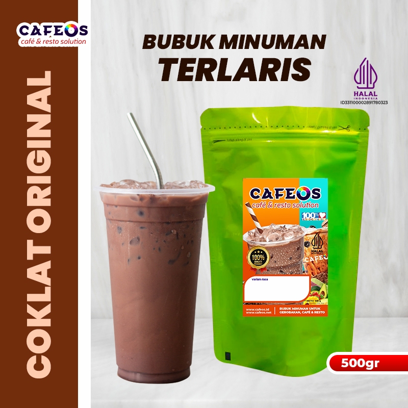 

CAFEOS Bubuk Minuman Kekinian Rasa Coklat Choco Original Malt 500 gram