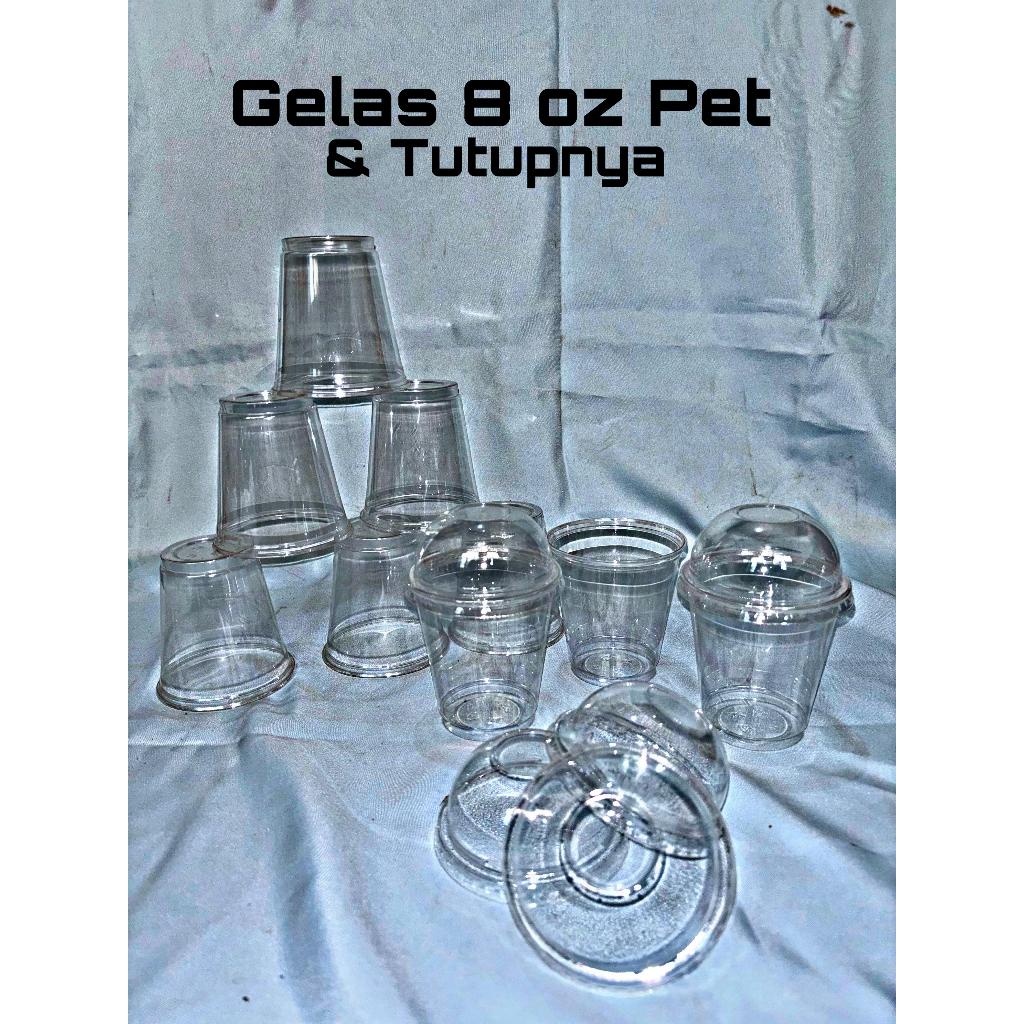 GELAS PLASTIK/GELAS PLASTIK 8 OZ/GELAS PLASTIK MEREK STARINDO ISI 50 GELAS.