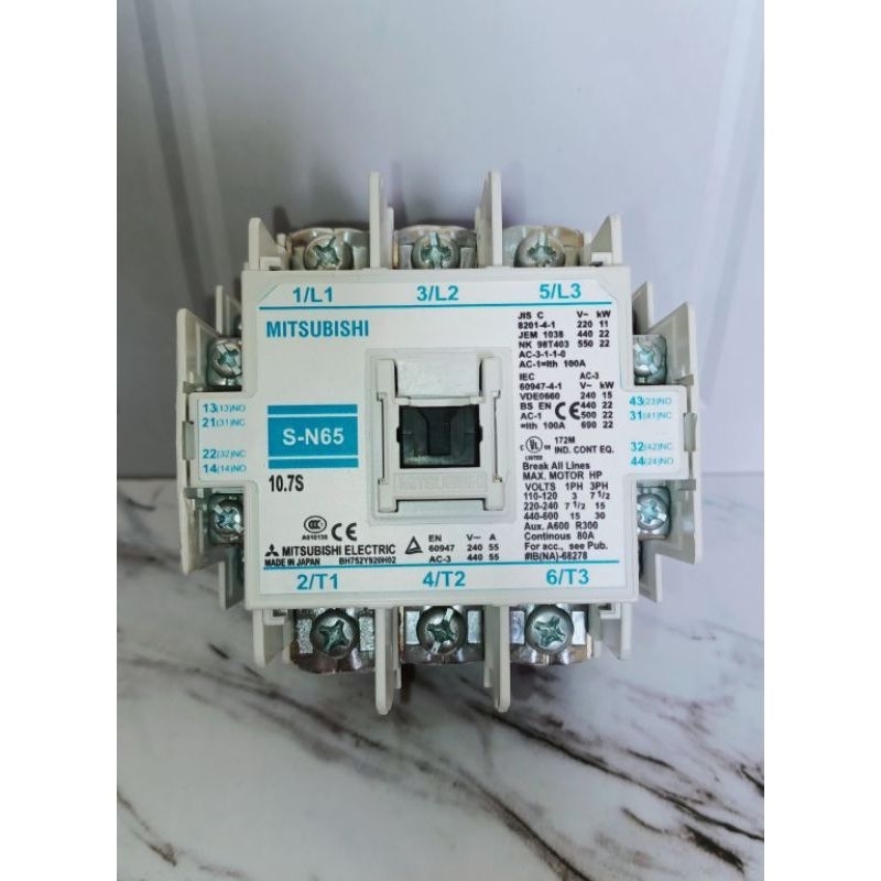kontaktor mitsubishi type S-N65 100a coil 220v
