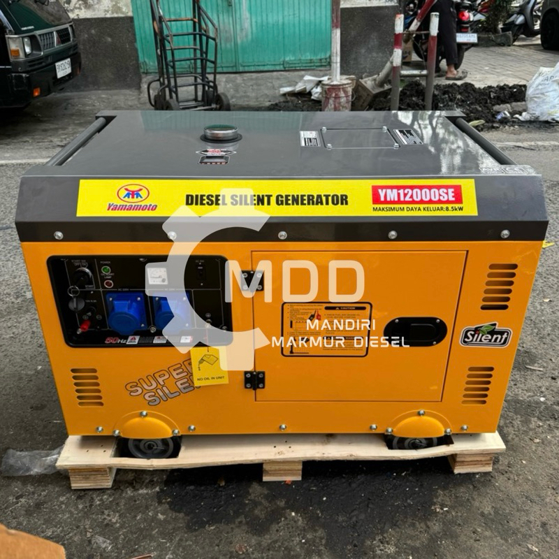 GENSET DIESEL SILENT YAMAMOTO YM12000SE 8500 WATT GENSET SOLAR  YAMAMOTO YM 12000
