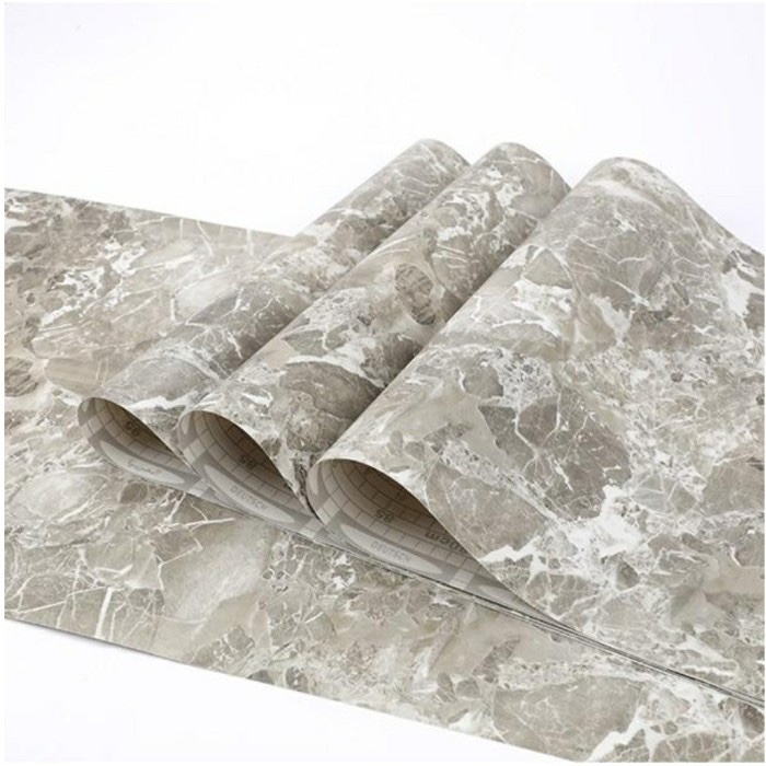 WALLPAPER DINDING / Stiker Dinding Wallstiker Motif Marmer / Wallpaper Dinding Marmer