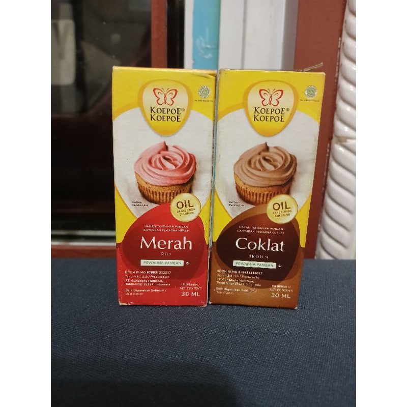 

KOEPOE KOEPOE MAKANAN OIL BASE 30 ML-OIL BASED FOOD COLOURING