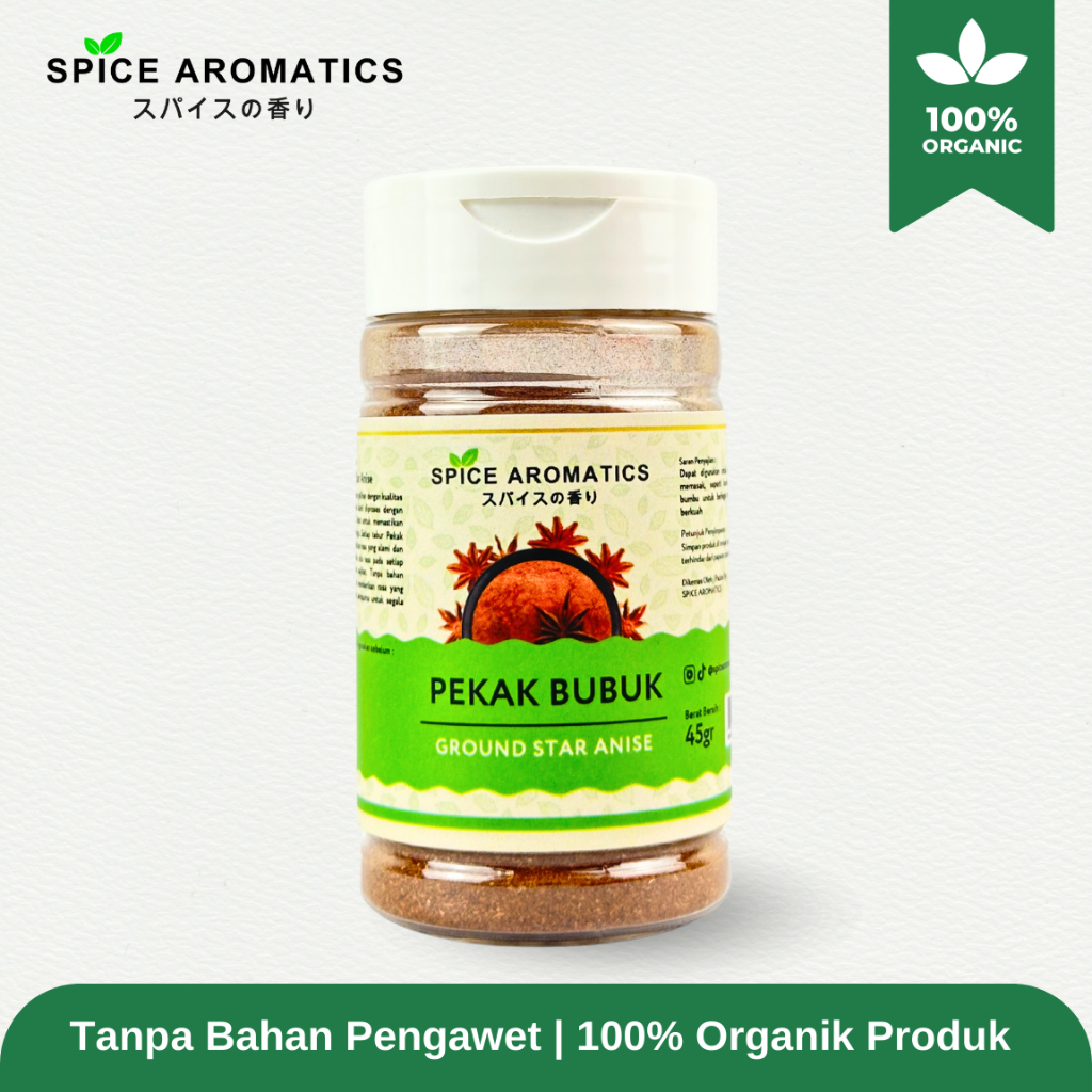

SPICE AROMATICS Bubuk Pekak / Ground Star Anise Premium Quality