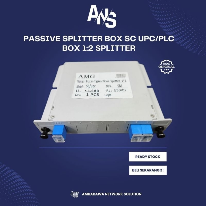 Passive Splitter Box SC UPC/Box 1:2 splitter