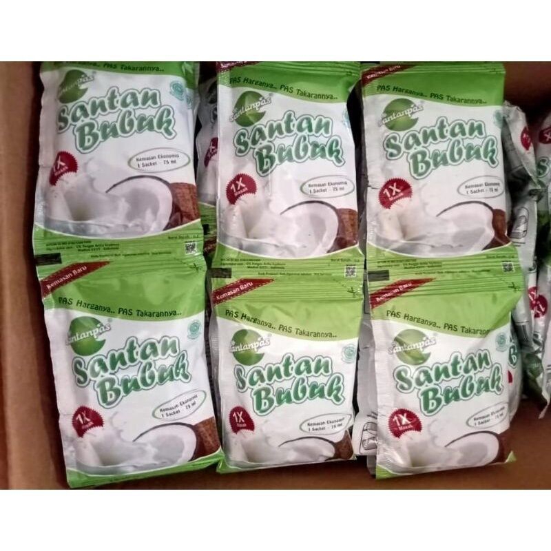 

Santan Bubuk Santanpas 13gr 1 Renteng isi 10pcs
