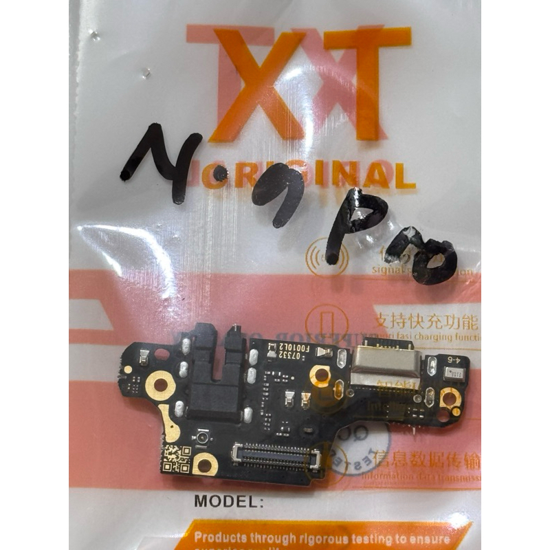 Flexible Konektor Charger Xiaomi Redmi Note 9 Pro | Papan Cas + Mic Redmi Note 9 Pro Original 100% F