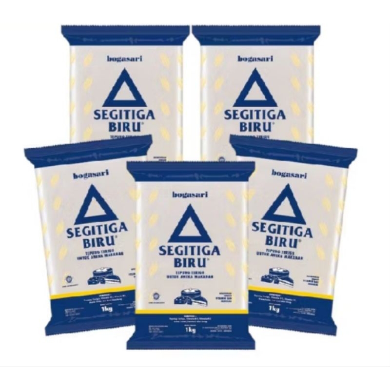 

Tepung Terigu Segitiga Biru 1 kg x 5 pack Bogasari