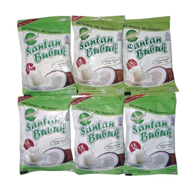 

Santanpas Santan Bubuk Kemasan Sachet 13g