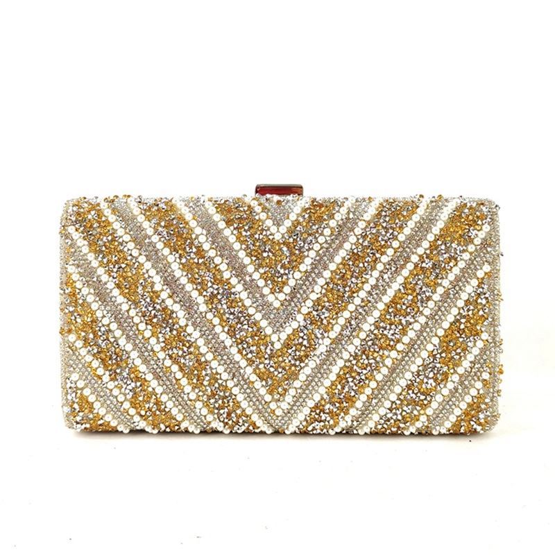 Chamchiphany Tas Pesta Kondangan Manik Wanita Elegan Tali Rantai