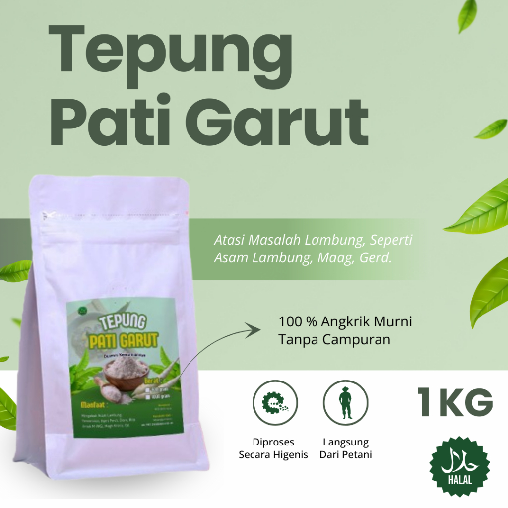 Tepung Garut 1kg Pati Garut 1 kg irut pati irut arourut asli