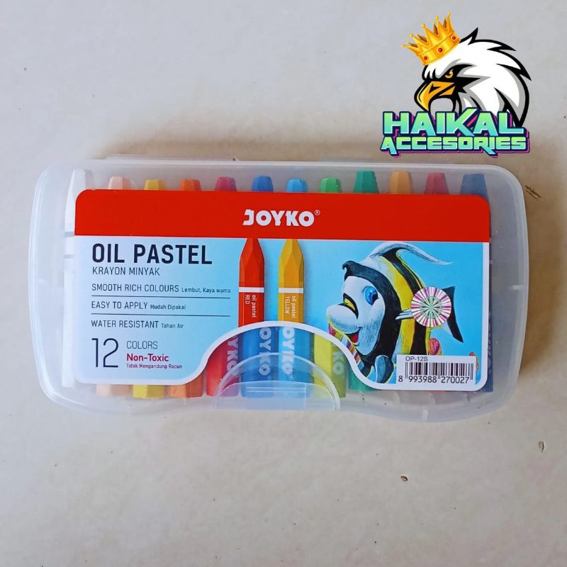 

Crayon Joyko Krayon Joyko 12 Warna Krayon Minyak Oil Pastel OP-12S