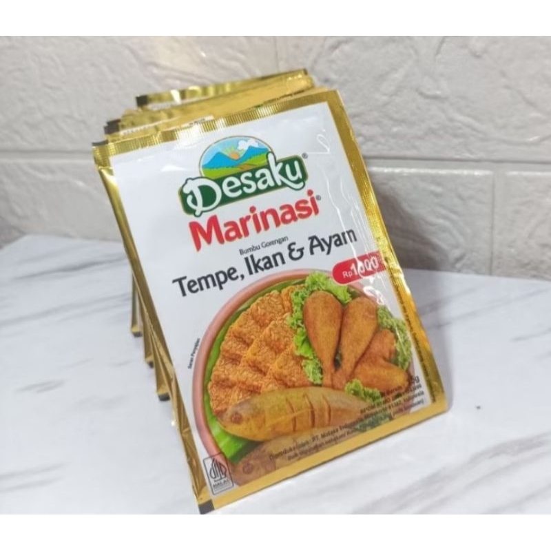 

Desaku Bumbu Marinasi Tempe Ikan Ayam 12 Sachet