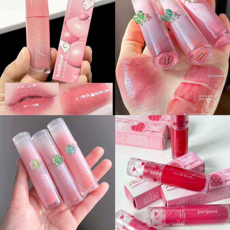 [READY EXP 2027] PERIPERA INK MOOD GLOWY TINT SOFT BERRY|TTEOK EDITION | PERITAGE | YAKGWA | SODA CA