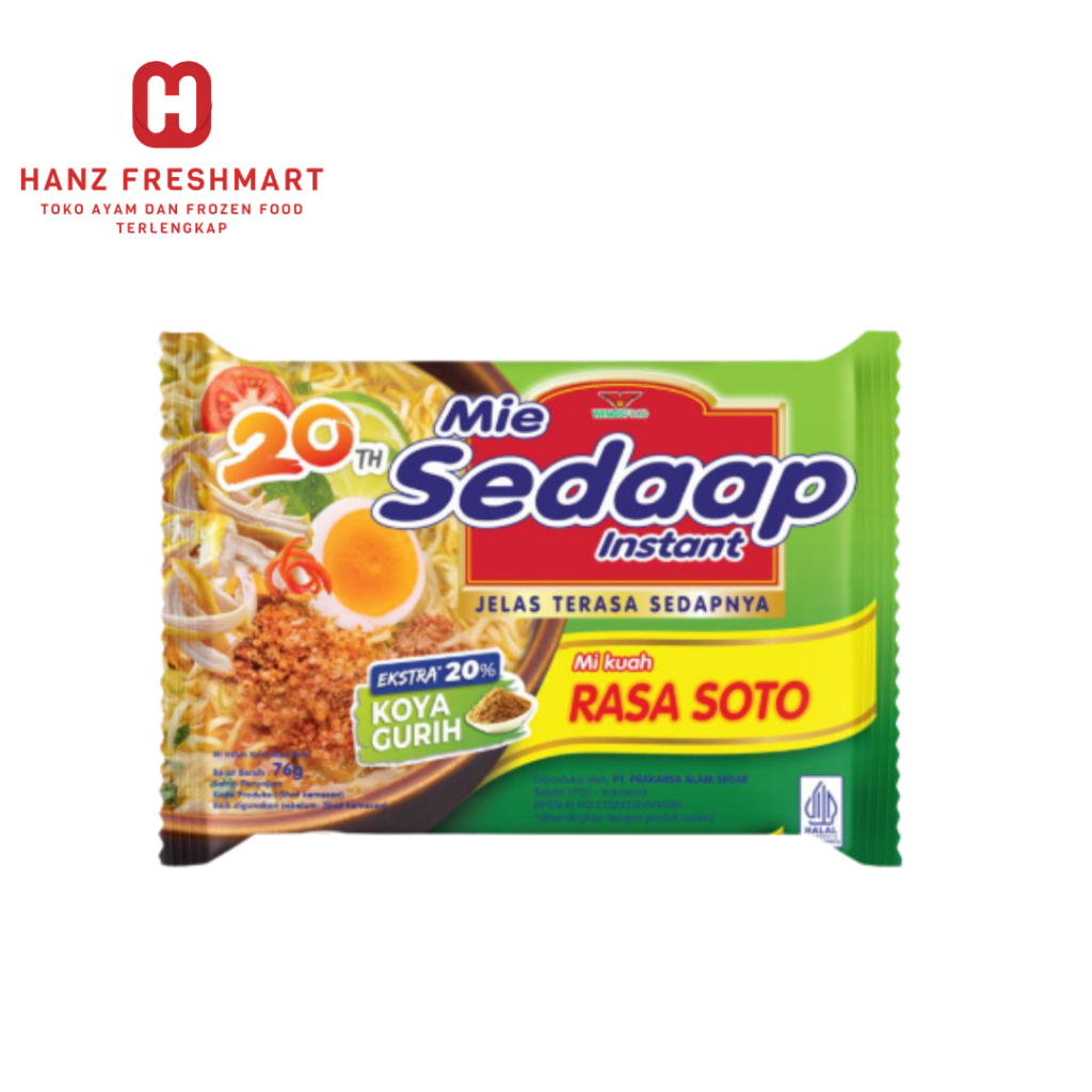 

Seedap Mie Instant Rasa Soto - Hanz Freshmart